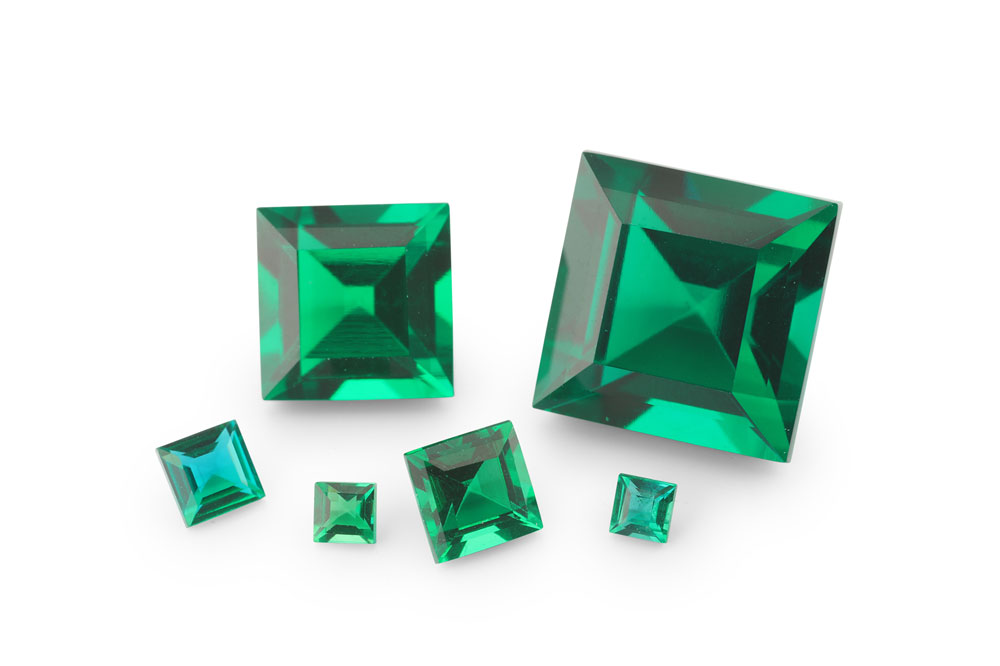 [BHQS0225] Hydrothermal/Lab Grown Emerald 2.25mm Carre Cut