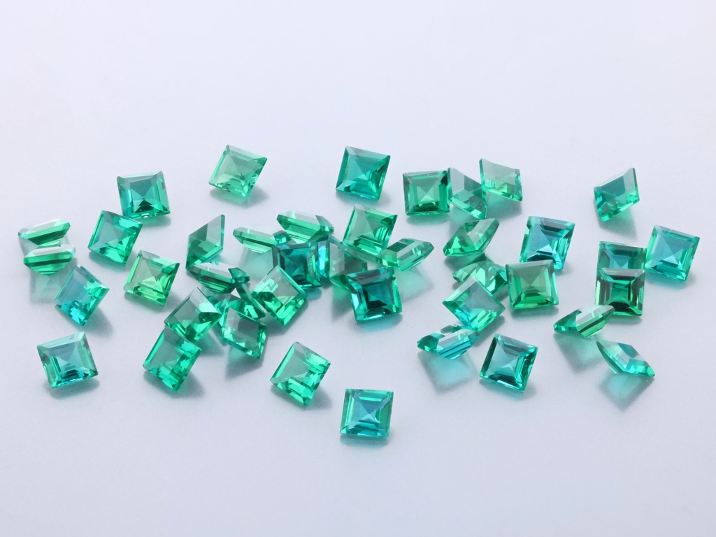 [BHQS0275] Hydrothermal/Lab Grown Emerald 2.75mm Carre Cut