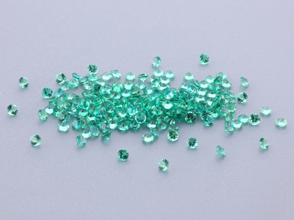 [BHRB0100] Hydrothermal/Lab Grown Emerald 1.00mm Round