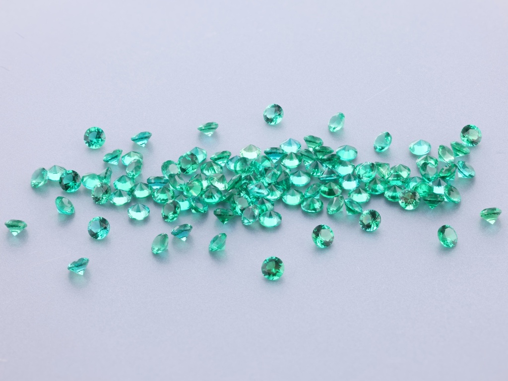 [BHRB0200] Hydrothermal/Lab Grown Emerald 2.00mm Round