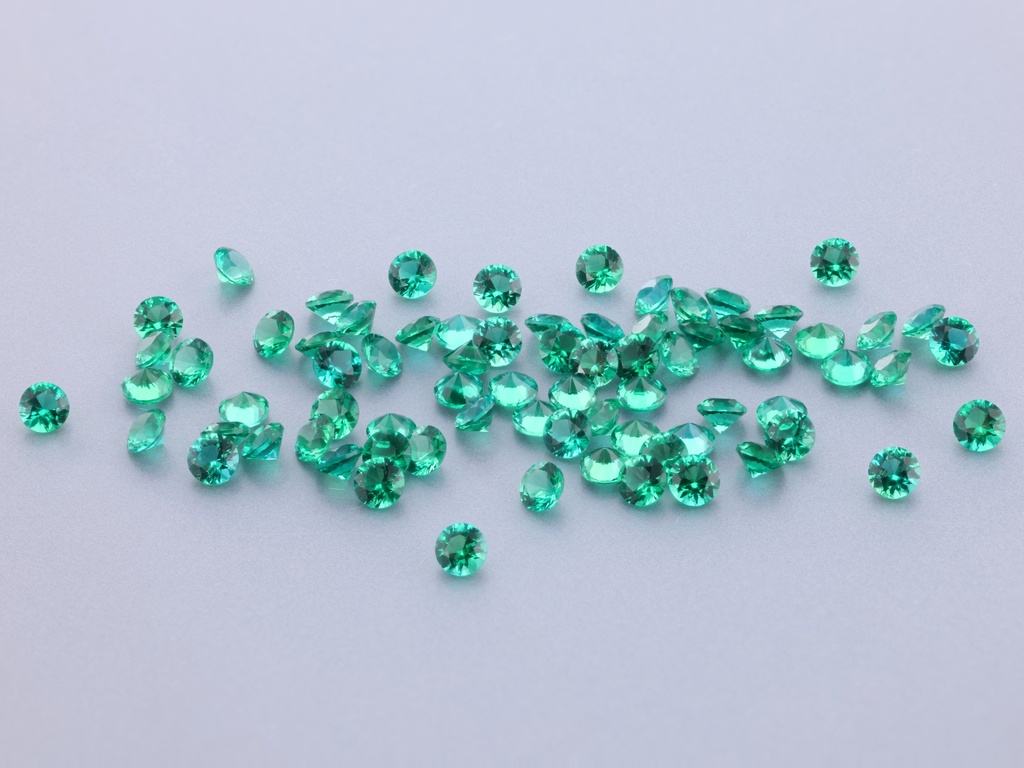 [BHRB0225] Hydrothermal/Lab Grown Emerald 2.25mm Round