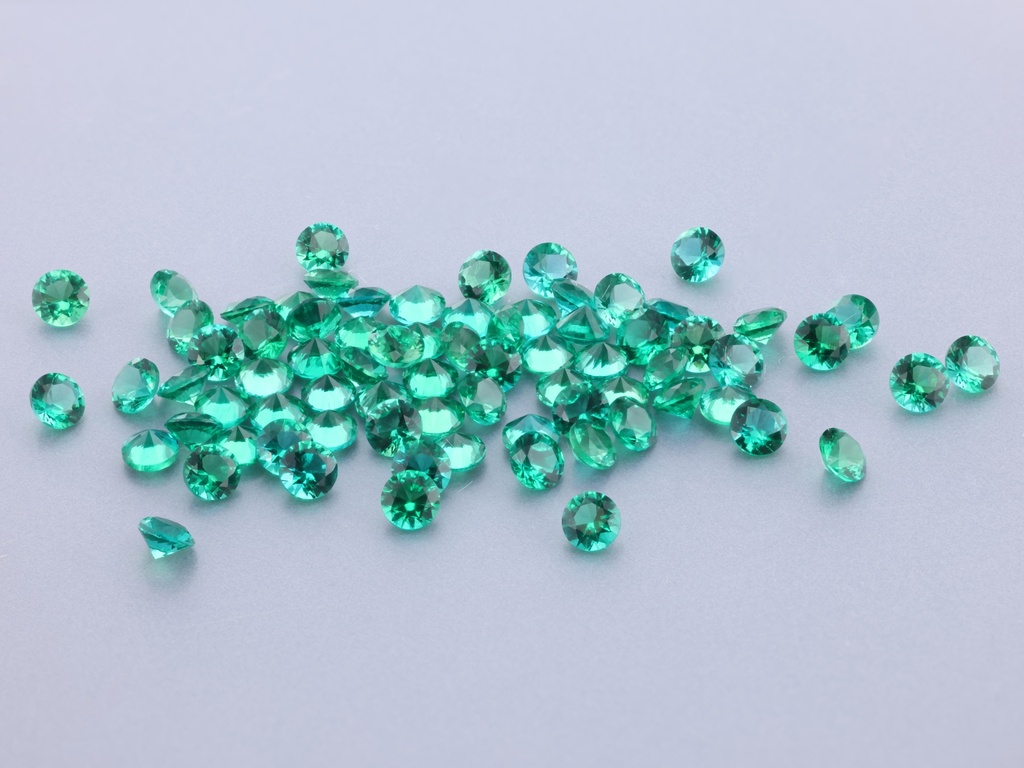 Hydrothermal/Lab Grown Emerald 2.50mm Round