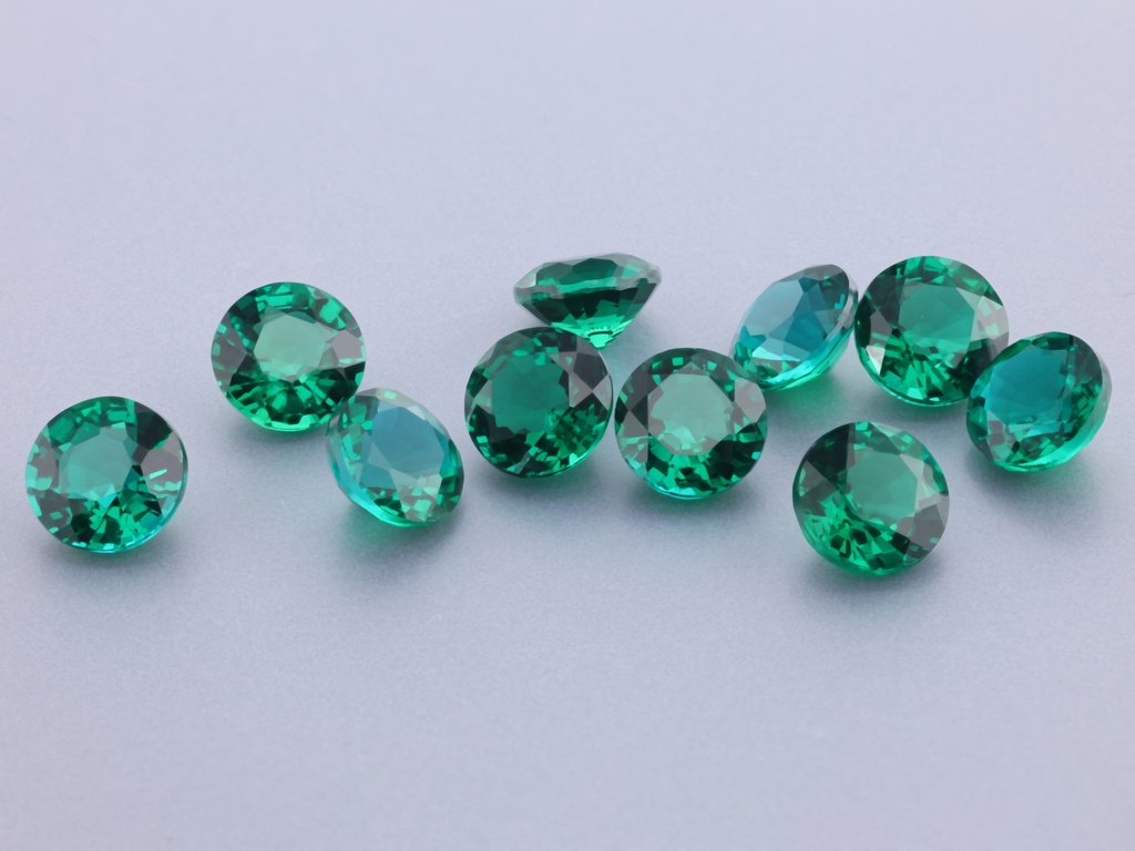 [BHRB0550] Hydrothermal/Lab Grown Emerald 5.50mm Round