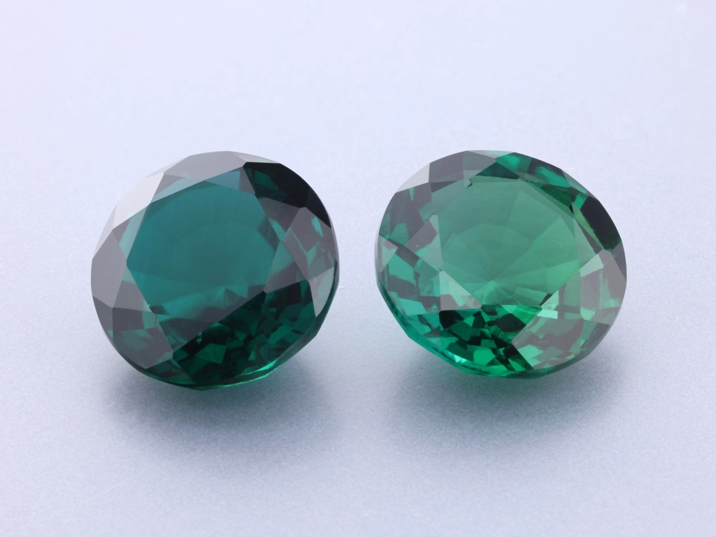 [BHRB1000] Hydrothermal/Lab Grown Emerald 10mm Round