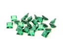 Synthetic Composite 3.50mm Carre Cut Green Shallow