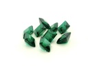 Synthetic Composite 5.00mm Carre Cut Green Shallow