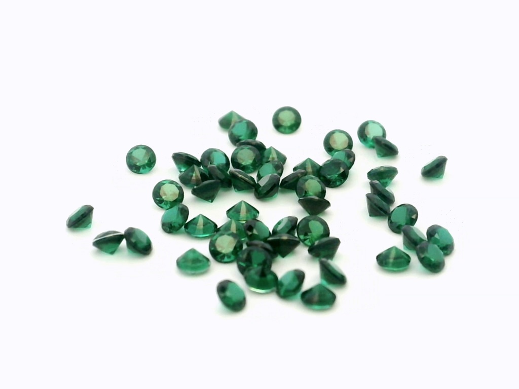 Synthetic Composite 1.75mm Round Green Shallow