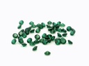 Synthetic Composite 2.25mm Round Green Shallow