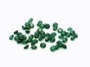 Synthetic Composite 2.50mm Round Green Shallow