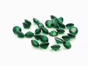 Synthetic Composite 3.50mm Round Green Shallow