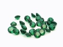 Synthetic Composite 3.75mm Round Green Shallow