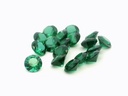 Synthetic Composite 4.25mm Round Green Shallow
