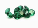 Synthetic Composite 6.50mm Round Green Shallow