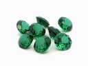 Synthetic Composite 8.00mm Round Green Shallow