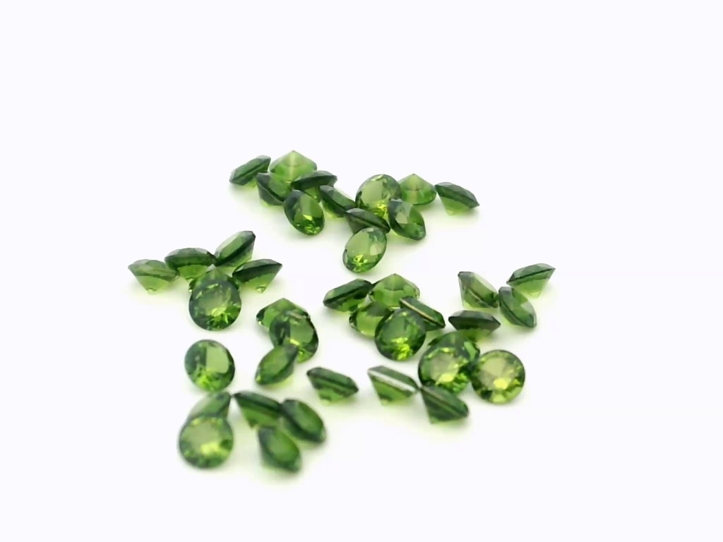 Synthetic Soude Spinel 2.75mm Round Light Green