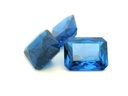 Synthetic/Lab Grown Spinel 11x9mm Radiant Emerald Cut Cobalt Blue