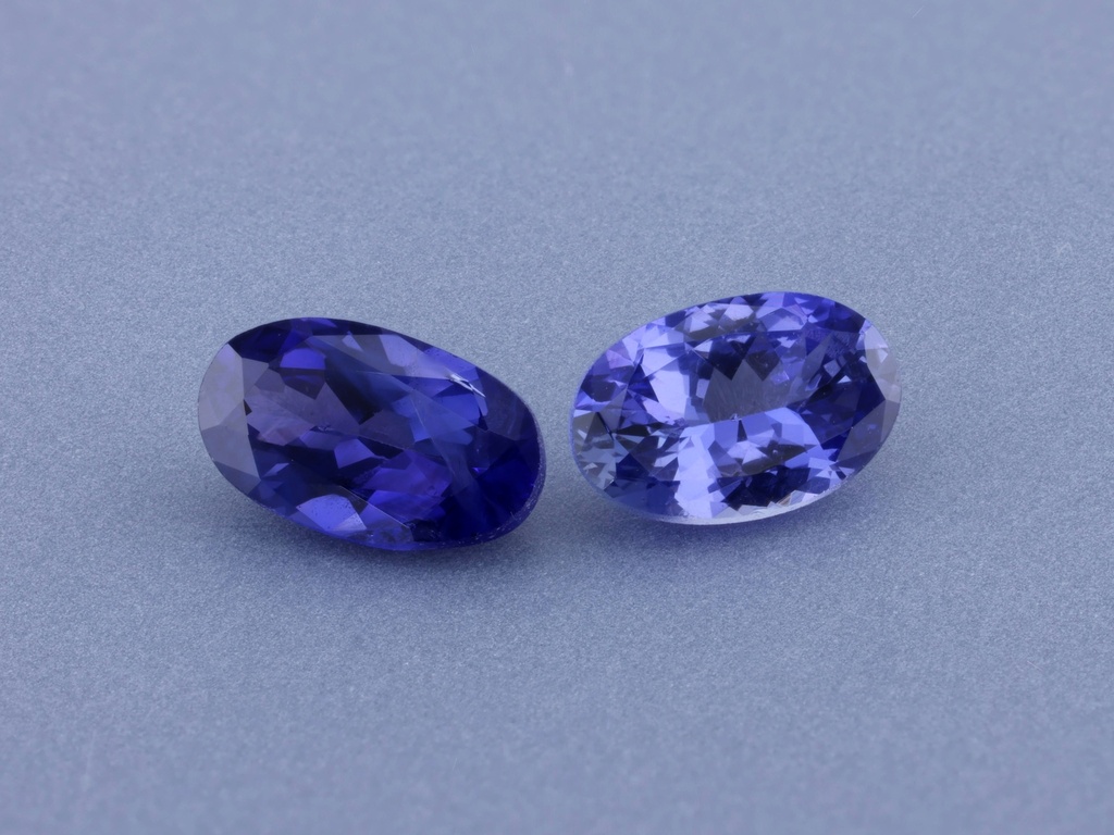 Purple Sapphire 5x3mm Oval Blue
