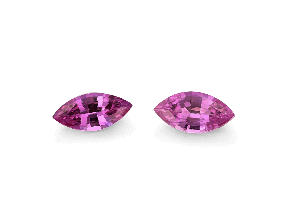 [SPMB0703A] Pink Sapphire 7x3.5mm Marquise Dark