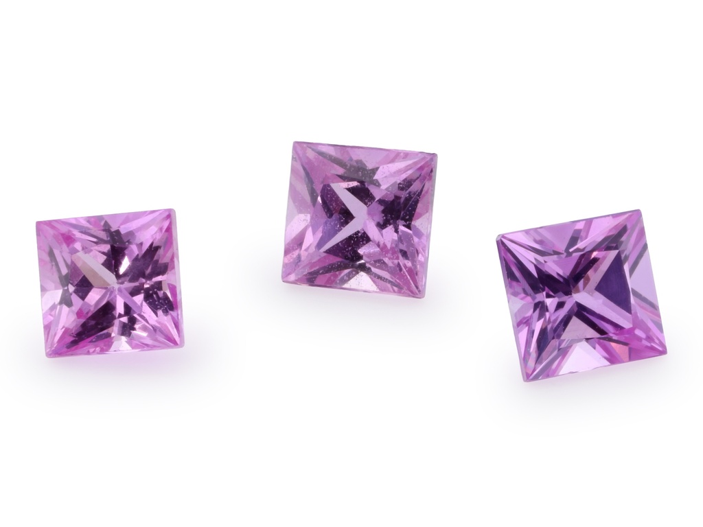 [SPQP0275B] Pink Sapphire 2.75mm Princess Cut Mid