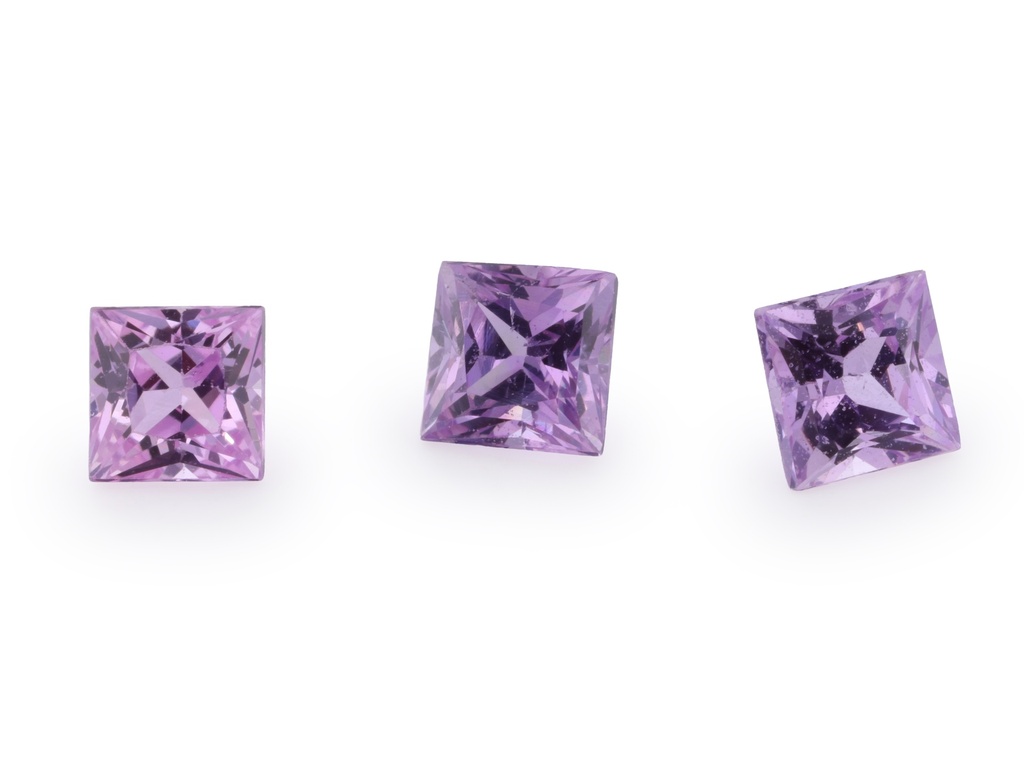 [SPQP0275C] Pink Sapphire 2.75mm Princess Cut Light