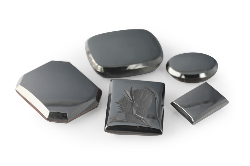German Cut Haematite 14x10mm Octagonal Intaglio 