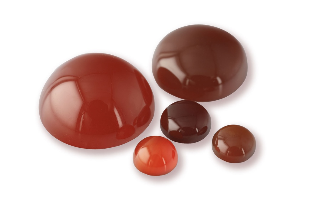 [ACRC0300] Carnelian 3.00mm Round Cabochon 