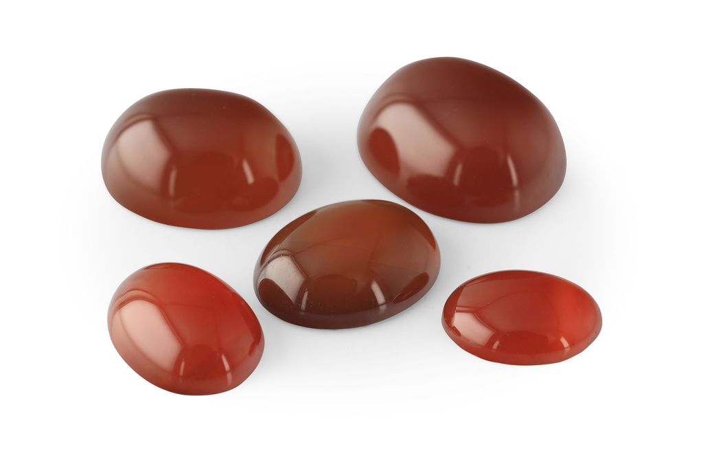 [ACVC0806] Carnelian 8x6mm Oval Cabochon 