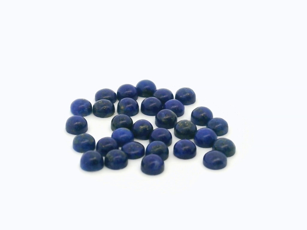 [OZRC0300] Lapis Lazuli 3.00mm Round Cabochon