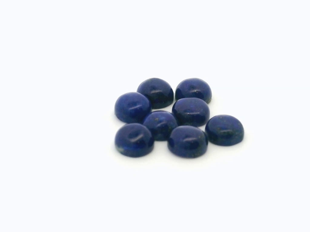 [OZRC0500] Lapis Lazuli 5.00mm Round Cabochon