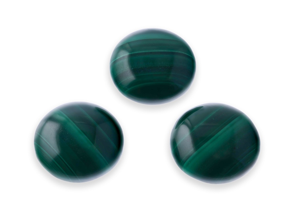 [OKRC1200] Malachite 12mm Round Cabochon