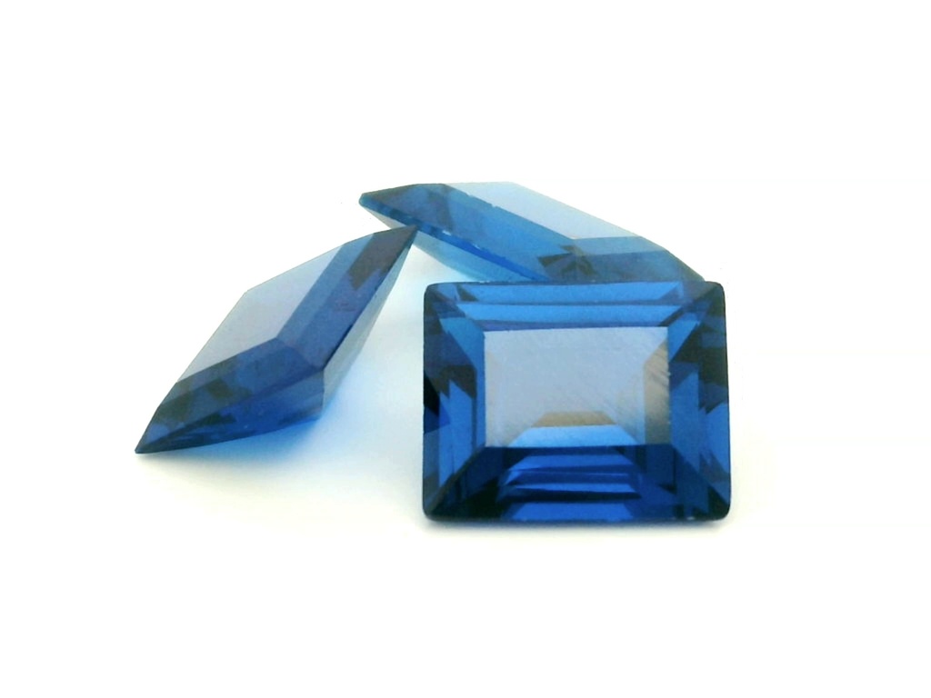 [MBBS1109C] Synthetic/Lab Grown Spinel 11x9mm Baguette Cobalt Blue
