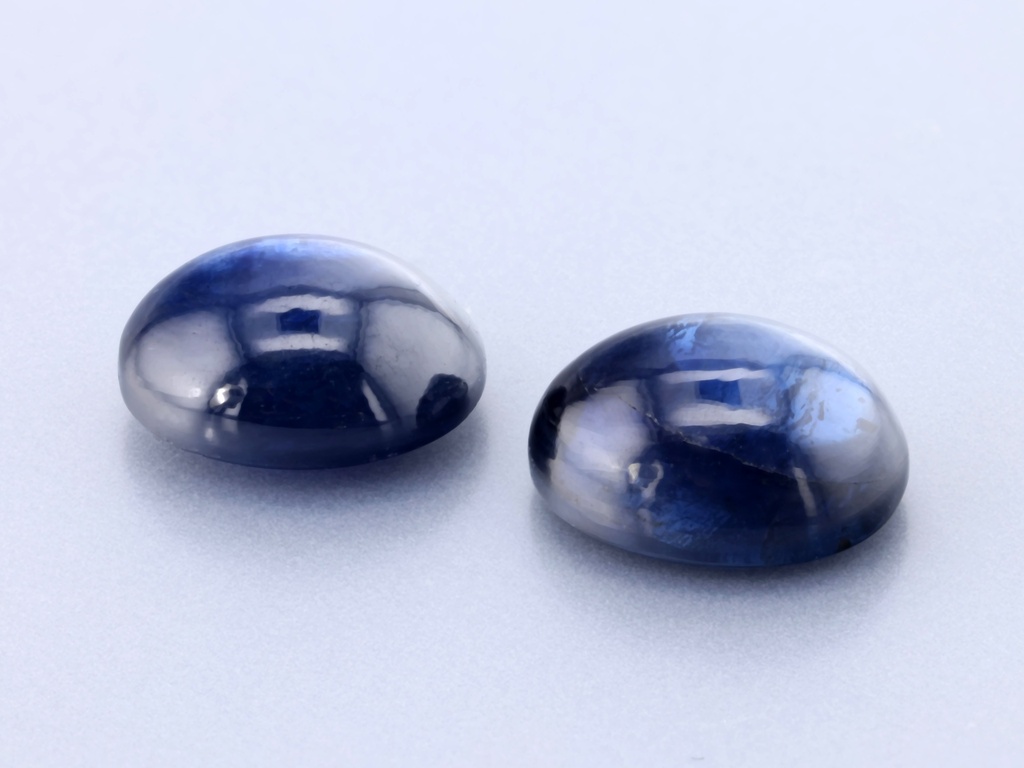 Australian Sapphire 8x6mm Oval Cabochon Blue