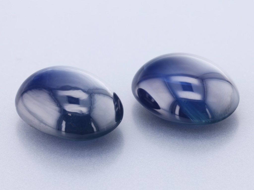 Blue Sapphire 10x8mm Oval Cabochon
