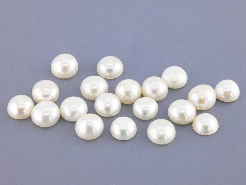 [JSRC0500] Freshwater Half Seed Pearls 5.00-5.50mm White