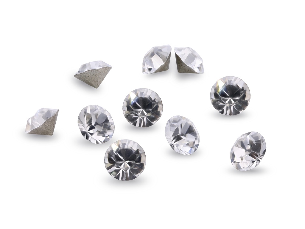 Mirror Back 3.75mm Round PKT 10pcs