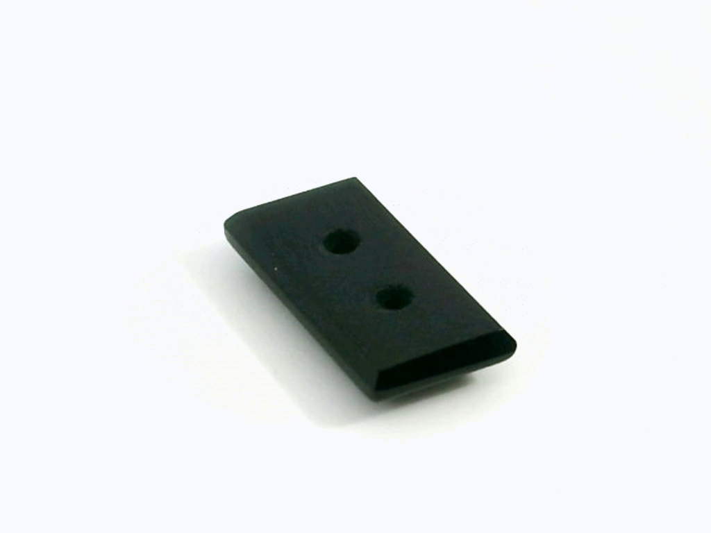 [AXBT1206H2] Onyx 12x6mm Baguette Buff Top Double Drilled
