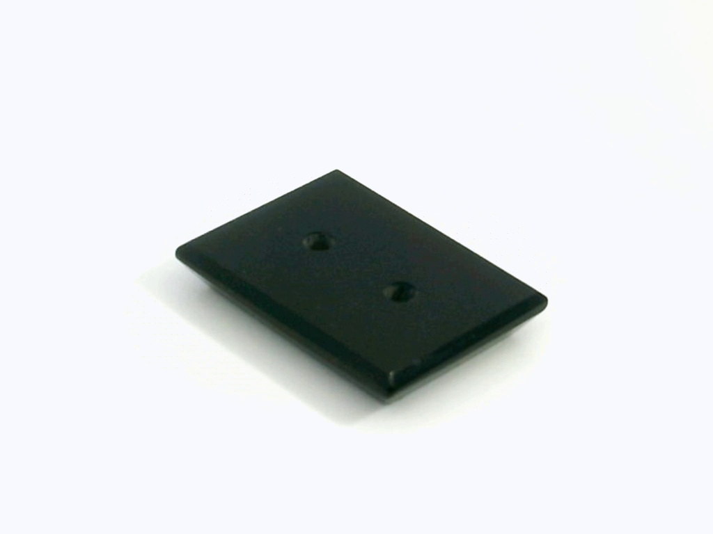 [AXBT1410H2] Onyx 14x10mm Baguette Buff Top Double Drilled