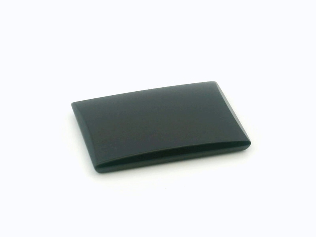 Onyx 9x7mm Double Bevel Buff Top Baguette