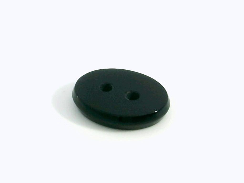 [AXVT1109H2] Onyx 11x9mm Oval Buff Top Double Drilled