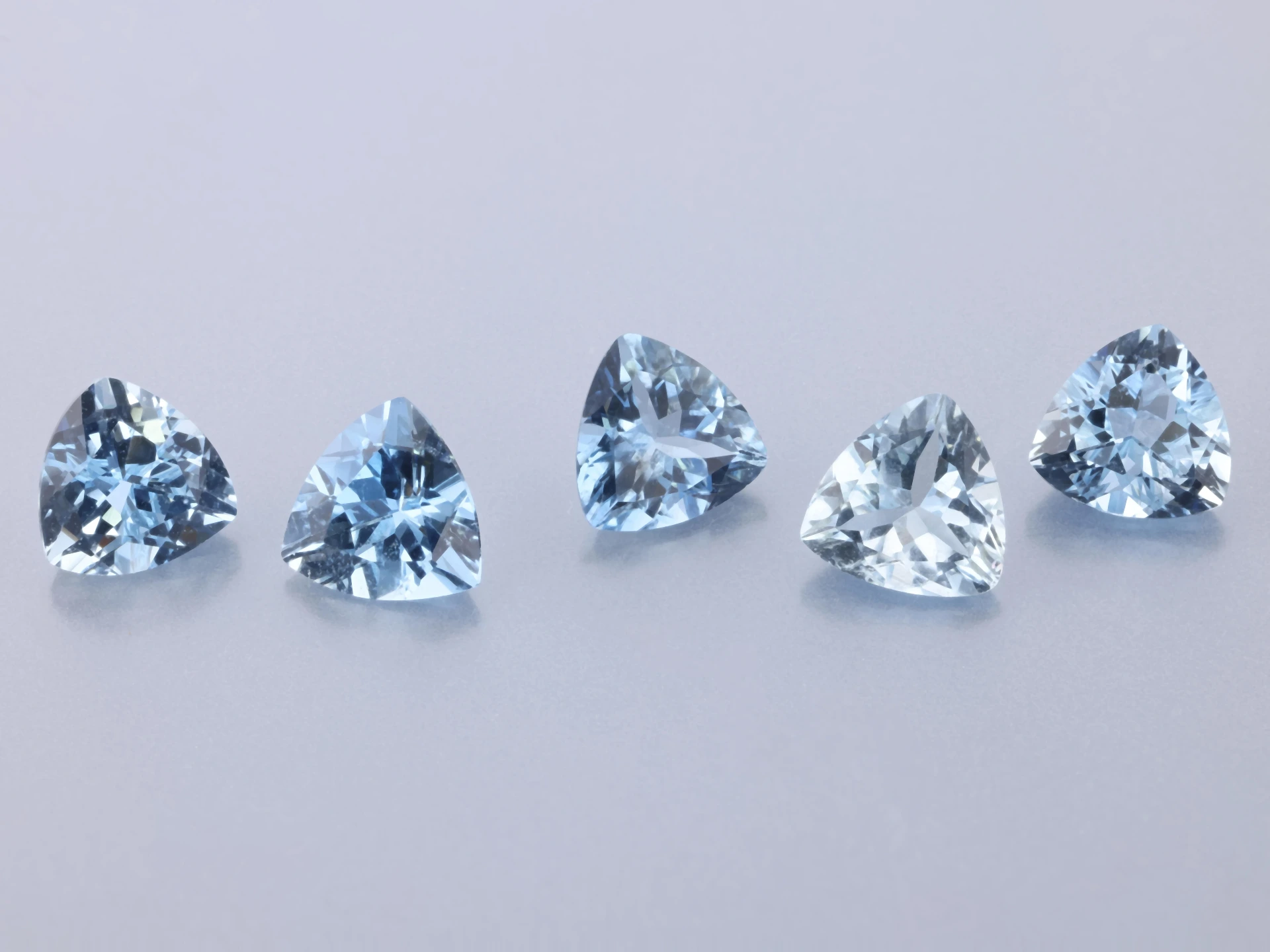 Aquamarine 6.00mm Trilliant Mid Blue