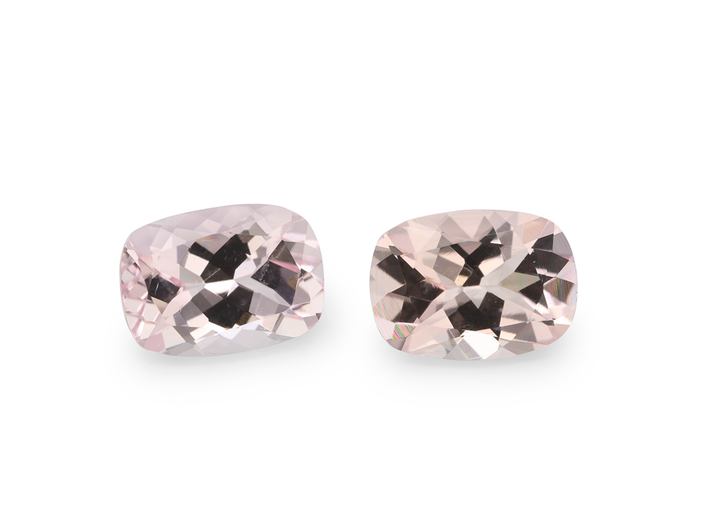 [BMAB0705] Morganite 7x5mm Cushion Pink