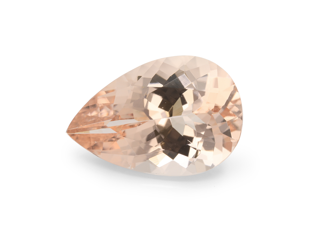 [BMPB1208A] Morganite 12x8mm Pear Shape Apricot