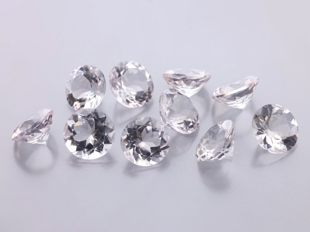 Morganite 6.00mm Round Light Pink