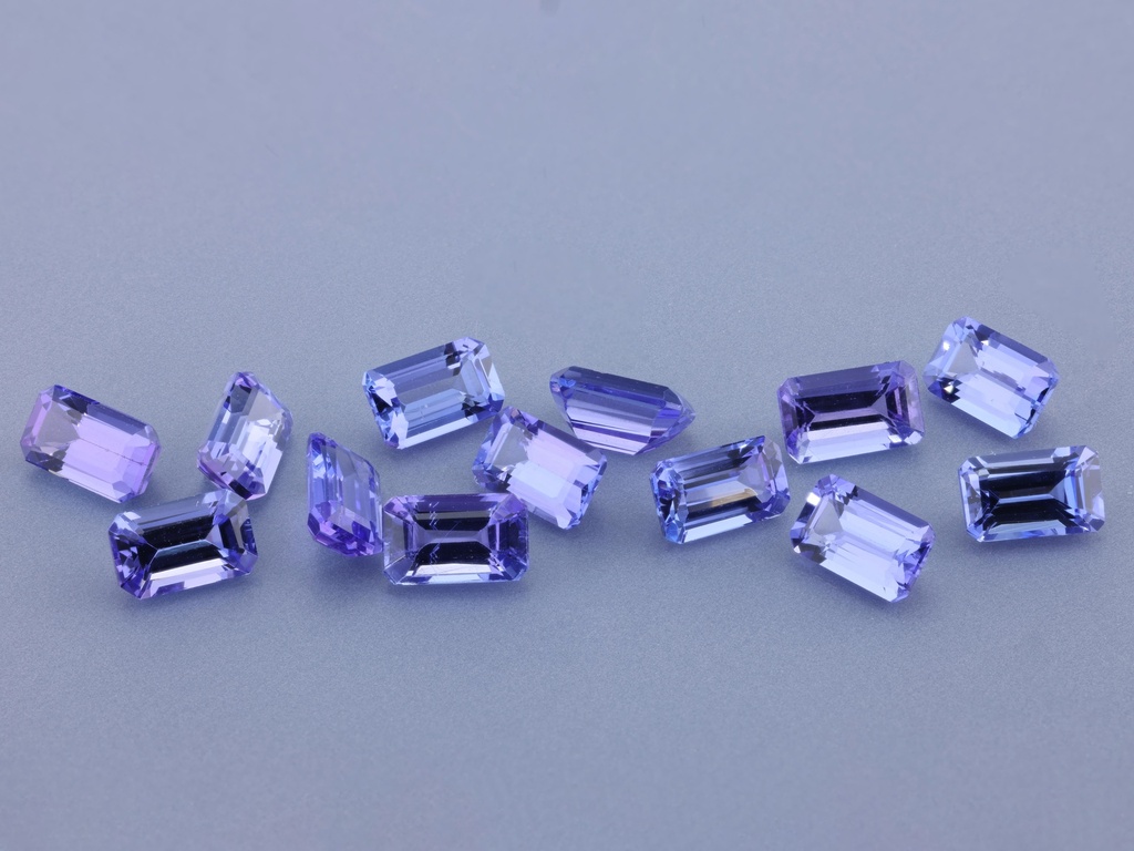 Tanzanite 5x3mm Emerald Cut