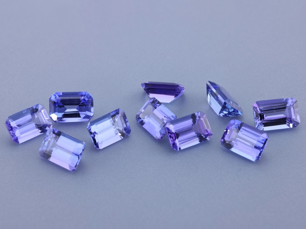 Tanzanite 6x4mm Emerald Cut