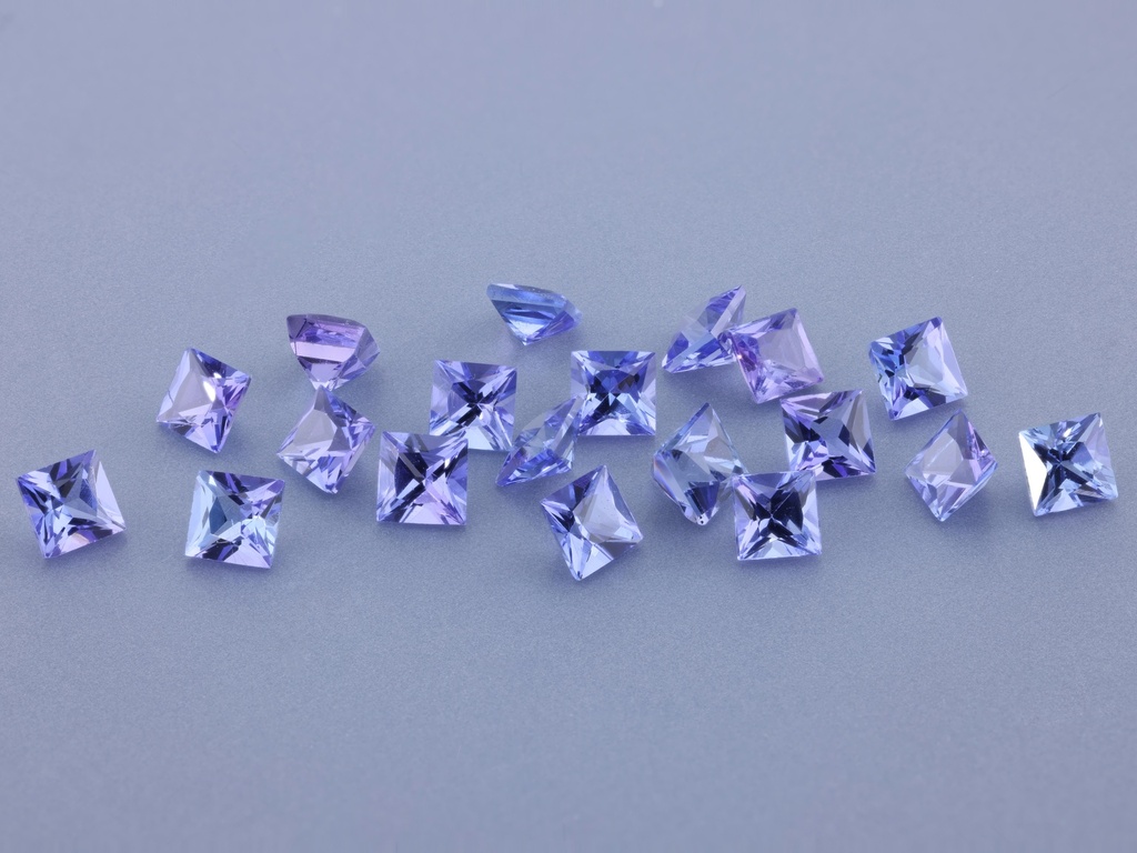 Tanzanite 3.00mm Princess Cut