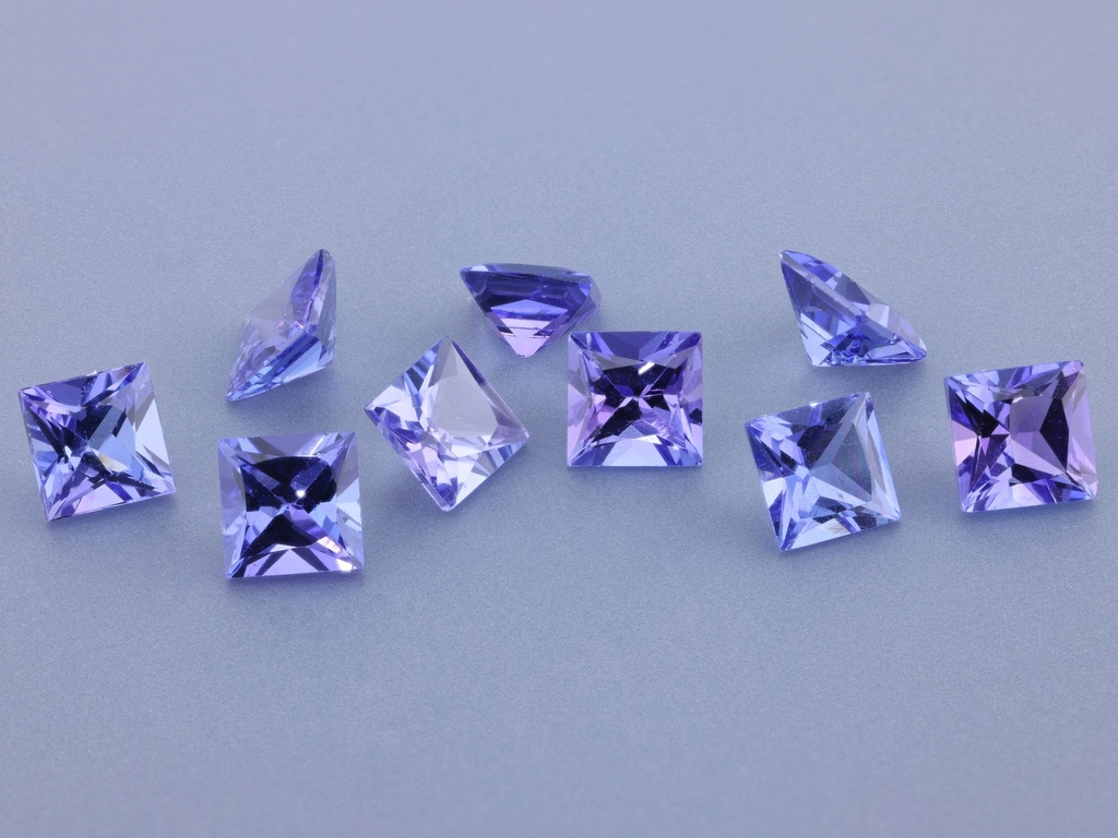 Tanzanite 4.50mm Princess Cut
