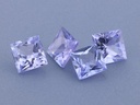 Tanzanite 4.00mm Princess Cut Light