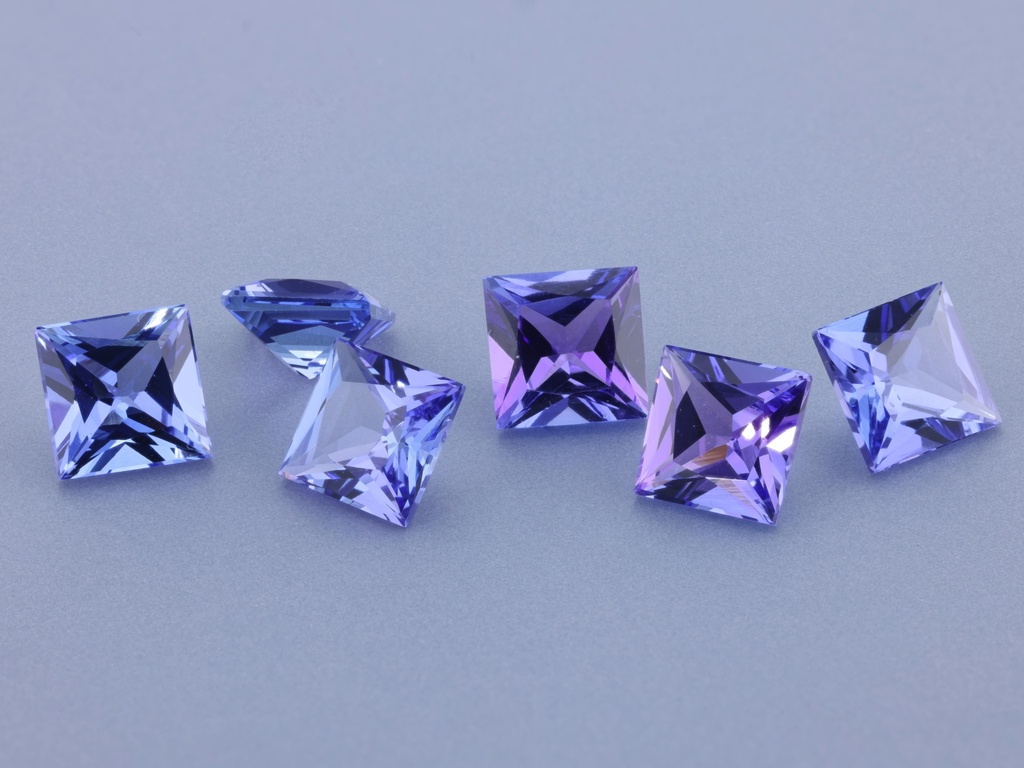 Tanzanite 5.00mm Princess Cut