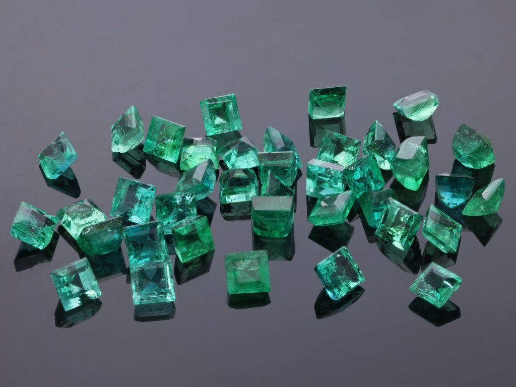 Emerald 2.50mm Carre Cut